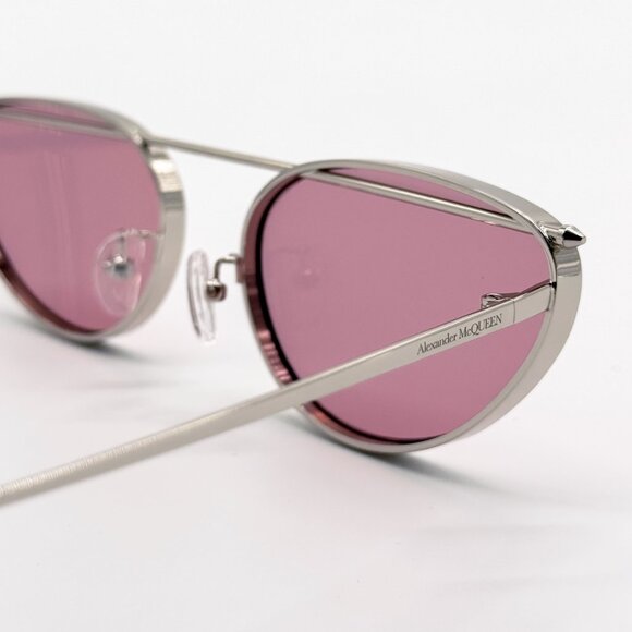 NEW ALEXANDER MCQUEEN AM0424S 003 PINK WOMAN SUNGLASSES ALEXANDER MCQUEEN main image 10